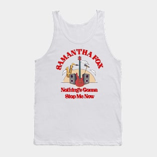 Samantha Fox T shirt Red Tank Top